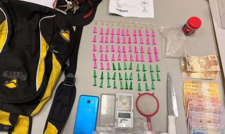 Procurado por tráfico e associação é preso em Araraquara com drogas e dinheiro