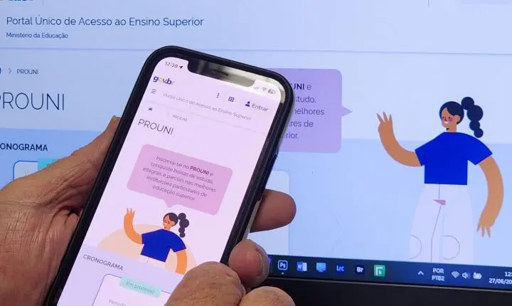 Prouni 2026: prazo de inscrição para o 1º semestre encerra nesta quinta