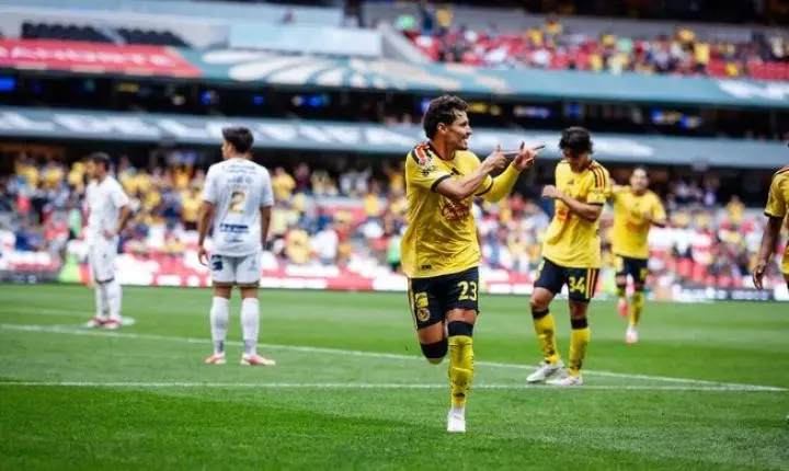 Raphael Veiga brilha no América do México e destaca evolução em goleada