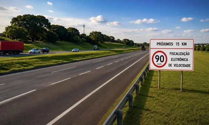 Redução de velocidade entra em vigor na SP-310 em Araraquara a partir de 1º de julho