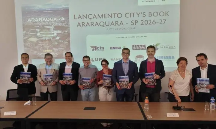 Revista City’s Book Araraquara é lançada com foco na projeção internacional do município