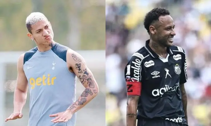 Richarlison ironiza viagem de Flávio Bolsonaro aos Estados Unidos e Neymar rebate