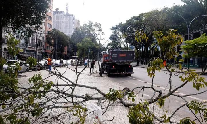 Alerta de ventos fortes no Rio coloca a cidade em estágio 2 de atenção
