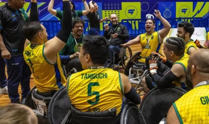 Brasil conquista torneio mundial de rúgbi em cadeira de rodas