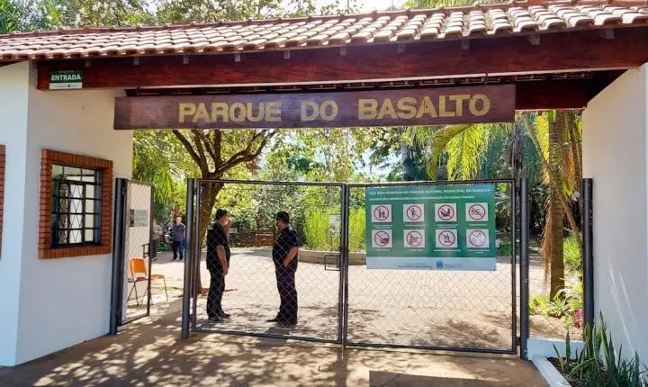 Parque do Basalto segue fechado aos fins de semana sem data para reabertura