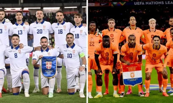 Sérvia e Holanda buscam reabilitação na Liga das Nações neste domingo