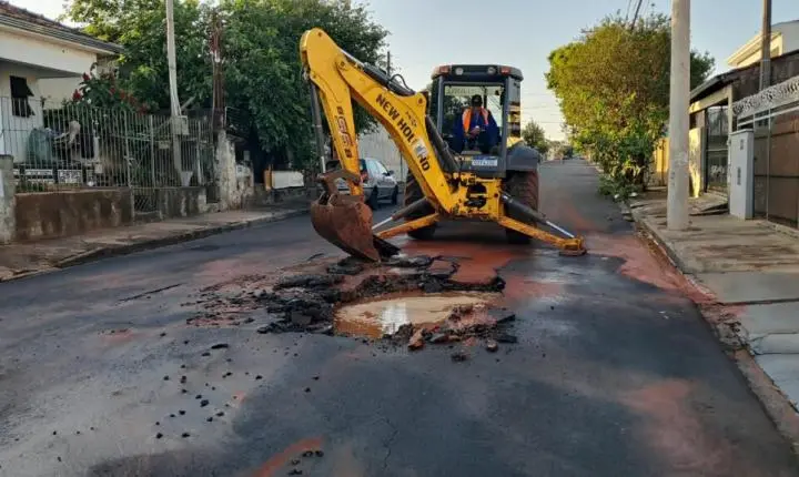 Daae Araraquara realiza serviço emergencial no Jardim América nesta quarta