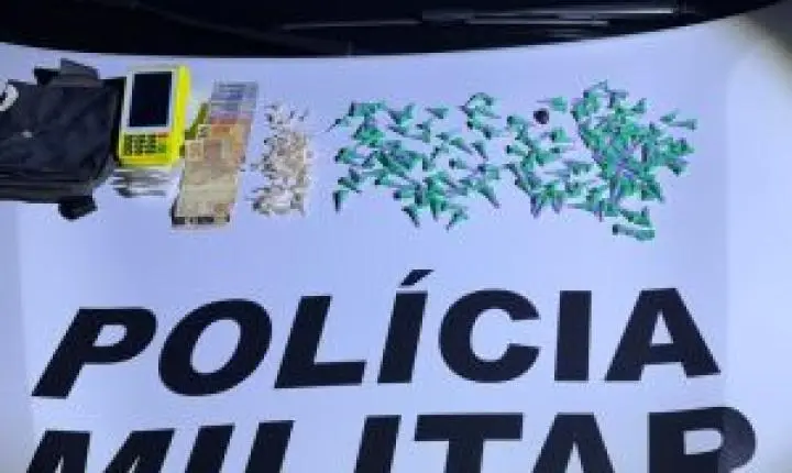 Homem é preso por tráfico de drogas em operação da Polícia Militar no Antenor Garcia