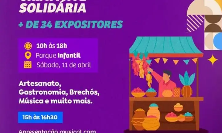 Nova feira de artesanato inaugura no Parque Infantil neste sábado