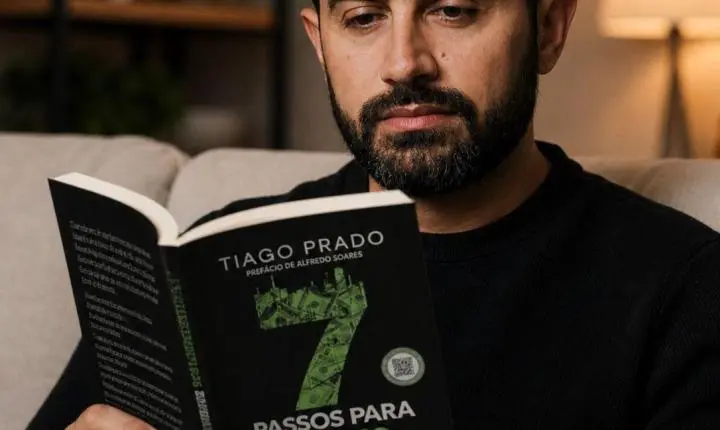 Tiago Prado lança livro 