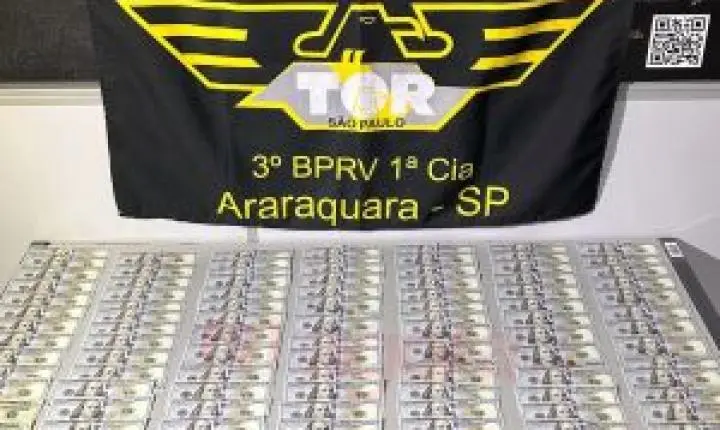 TOR apreende mais de US$ 10 mil em espécie em São Carlos