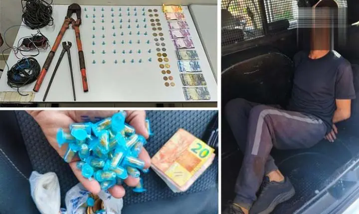 Guarda Municipal realiza prisão por tráfico de drogas na Vila Yamada