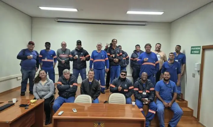 Treinamento de segurança no trabalho capacita equipes do Daae Araraquara