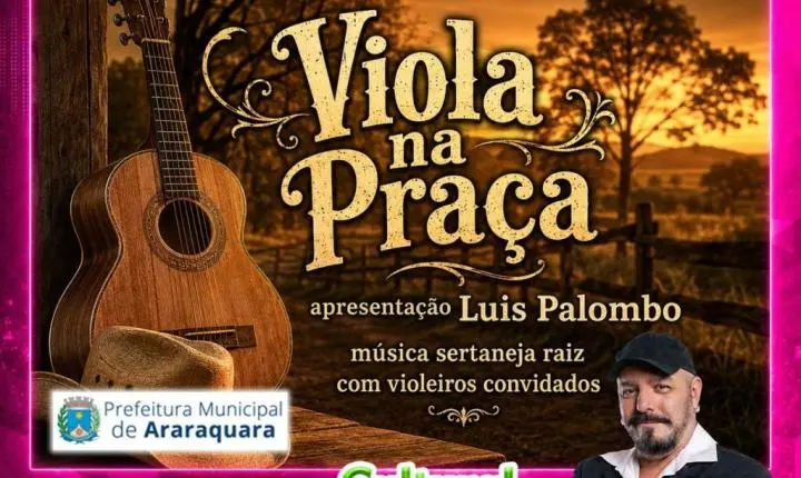 “Viola na Praça” promove noite de sertanejo raiz na Praça das Bandeiras