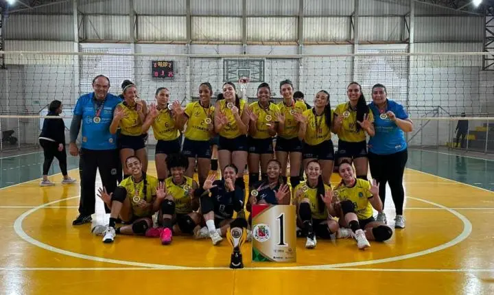 Vôlei feminino de Araraquara conquista os Jogos Regionais de Barretos