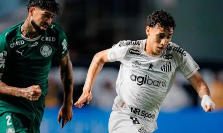 Empate sem gols entre santos e palmeiras movimenta o campeonato brasileiro