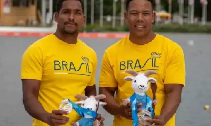 Brasil ganha prata no Mundial de Canoagem com Jacky Godmann e Gabriel Assunção