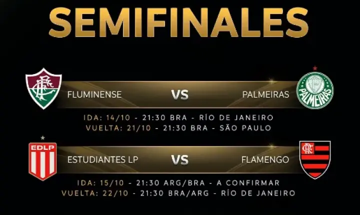 Conmebol divulga o calendário oficial das semifinais da libertadores