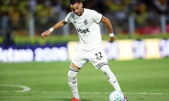 Hakim Ziyech intensifica preparação física para buscar titularidade no Botafogo